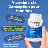 Conceive Plus Soutien à la fertilité masculine (FR) - Soutien à la fertilité masculine - 60 capsules