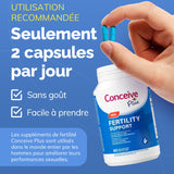Conceive Plus Soutien à la fertilité masculine (FR) - Soutien à la fertilité masculine - 60 capsules