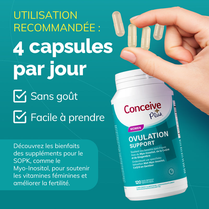 l-carnitine et fertilit fminine Pack de Complments Homme & Femme - Pack Fertilit Couple lquilibre hormonal et la qualit ovocytaire. Conceive Plus Boost de Mobilit