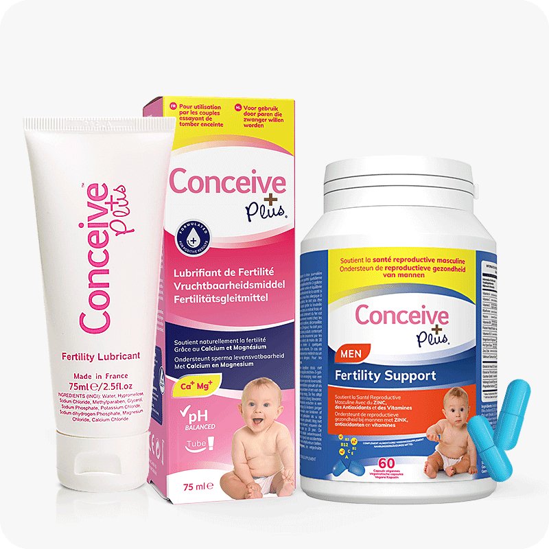 Men's Fertility Support + Fertility Lubricant (FR) - Conceive Plus Europe